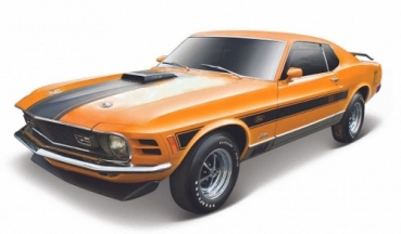 31453O  Ford Mustang Mach 1 1970 Orange 1:18